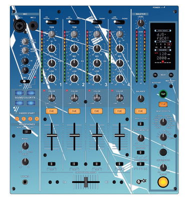 Pioneer DJ DJM 800 Skin Constructor Blue